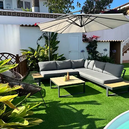 Casa Con Piscina Y Jardin Con Vistas Al Mar Puerto de la Madera